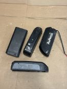 4x Electric Bike Batteries. Collection Only No Shipping