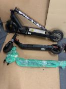 3x Incomplete Electric Scooters