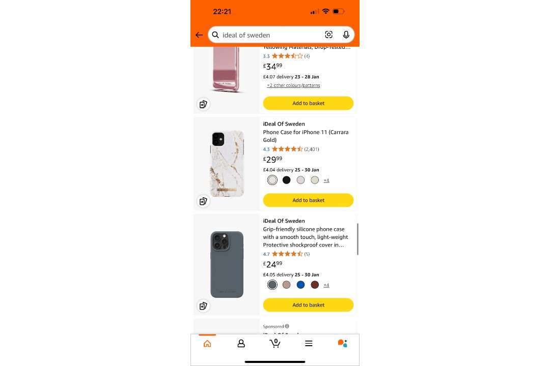 Job Lot 50 x Ideal of Sweden Apple & Samsung High Quality Mobile Phone Cases RRP £1500 - Image 8 of 8