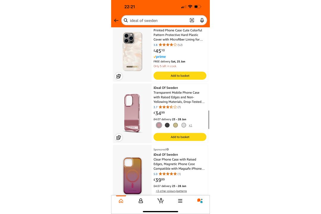 Job Lot 50 x Ideal of Sweden Apple & Samsung High Quality Mobile Phone Cases RRP £1500 - Image 7 of 8