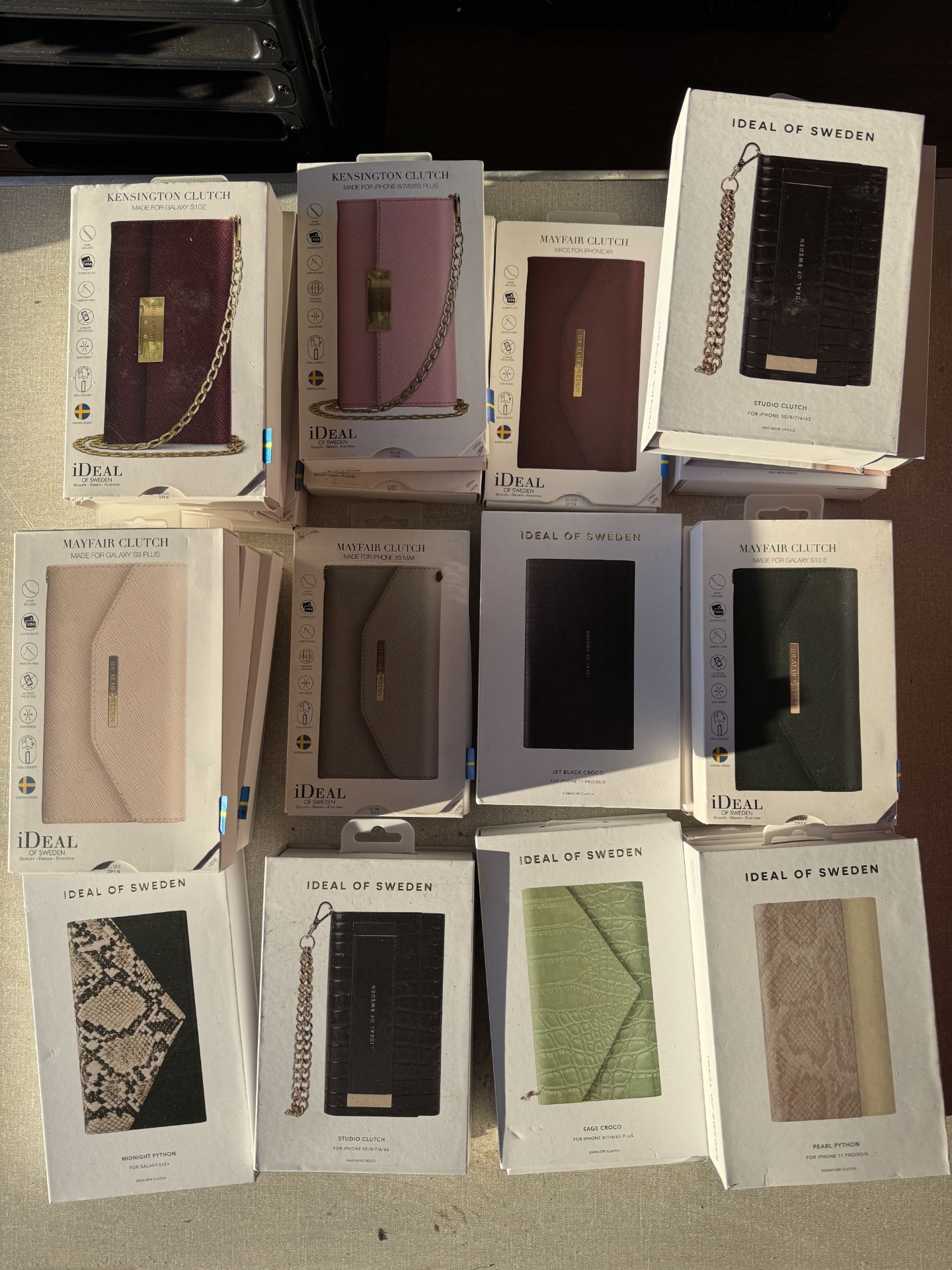 Job Lot 25 x Ideal of Sweden Apple & Samsung High Quality Leather Mobile Phone Cases RRP £1000 - Image 5 of 7