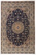 Persian Nain Rug Pure Silk and Wool 312x202cm