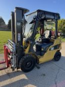 Caterpillar 2.5 Tonne Gas Forklift Container triple Mast 2019 With Rotator