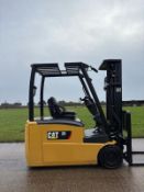 Caterpillar 2 Tonne Container Spec Electric forklift truck 2015 3 Wheels