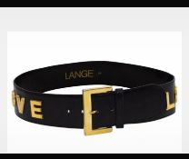 Rena Lange Leather Belt XS 36