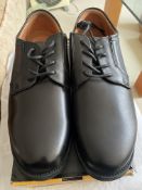 Grip Safety Shoes, Chesterfield Grip, Black UK 7 W. New In Box