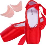 8 Pairs Ballet Pointe Shoes - Various Sizes