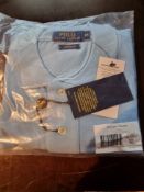 1 x Brand New Ralph Lauren Custom Fit Pony Polo Shirt Size XXL In Blue No VAT On Hammer