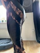 5 Pairs of Pretty Little Thing Faux Leather and Lace Trousers