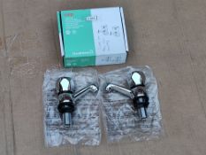 GoodHome Calp Basin Pillar Tap - Pair (RS-A0294/1)