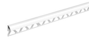 Qty 588 - 6mm PVC Quandrant Tile Trim Supergloss White 1.83m (HQD6WHGL6)