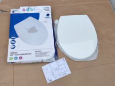 Croydex Vendee White Soft Close Toilet Seat (RS-A0301)