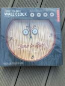 Bulk 100x Brand New Kikkerland Clocks, Animated Bike Movement £25 Each Retail 90% off £2500 Retai...