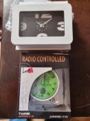 10 Clocks As Photos 4 Nr Are Twins Radio Controlled DFC Clocks No VAT