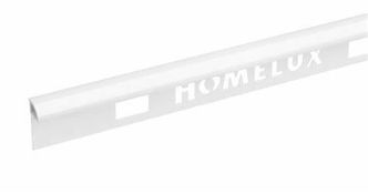 200 - 10mm PVC Quadrant Tile Trim Super Gloss White 1.83m (HQD10WHGL6)
