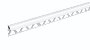 500 - 8mm PVC Quadrant Tile Trim Supergloss White 1.83m (HQD8WHGL6)