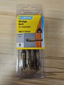 521 - M6 x 110 Anchor Bolt 4 Pack (SWAB611)