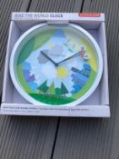 Bulk 100x Brand New Kikkerland Clocks, 8inch Animated Bike Movement £2500 Retail 90% of