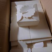 For Sale: Elegant Cream Embossed Favor Boxes