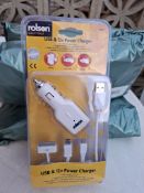 Job Lot Rolson USB & 12V Power Charger