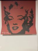Andy Warhol Marilyn Monroe Print, Lithograph-Style Poster, CMOA Stamp
