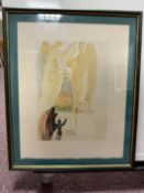 Salvador Dali, Original. COA, Watermark