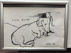 David Hockney. Little Boodge Is A 1993 Lithograph