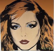 Andy Warhol Debbie Harry Print, Lithograph Poster, CMOA Stamp