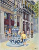 Original Oil By Spanish Artist Vinyeta