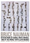 Three (3) Bruce Nauman Exhibition Posters 'Fifteen Pairs of Hands' (1996)