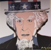 Andy Warhol Print, Lithograph Poster, CMOA Stamp