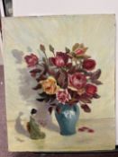 Original Oil Painting On Hardboard By M. Bletcher, Signed and Dated 1961