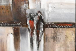 Impressionist Painting On Canvas