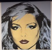 Andy Warhol Debbie Harry Print, Lithograph Poster, CMOA Stamp