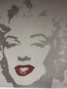 Andy Warhol Marylin Monroe Print, Lithograph Poster, CMOA Stamp