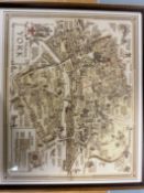 Estra Clark, Published In 1947, Map of Historic York