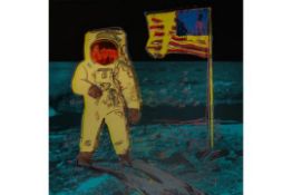 Andy Warhol (1928-87) Moonwalk F S 404 Yellow, Silkscreen In Colours On Lenox Museum Board, 1987