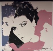 Andy Warhol Princess Caroline Print, Lithograph Poster, CMOA Stamp