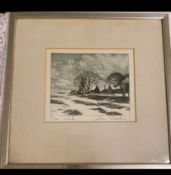 “The Winter” Limited Edition Etching By Gillian Stroudley