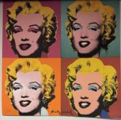Andy Warhol Marilyn Monroe Print, Lithograph Poster, CMOA Stamp