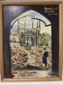 Original Oil Painting On Hardboard, Signed