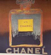 Andy Warhol Chanel No. 5 Print, Lithograph Poster, CMOA Stamp