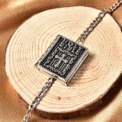 New! Holy Bible Bracelet In Stainless Steel