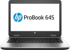 HP ProBook 645 G2 Windows 11 Pro 14” AMD A8-8600B 8GB DDR4 500GB HD Webcam WiFi Office