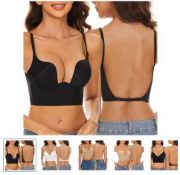5 x Low Back Bras