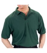 10 x Work Bear Deluxe Heavyweight Pique Polo Shirt In Green - Size XL L8c