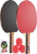 16 x Rymora Table Tennis Bat Sets