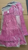 10x BNWT Jo By Joanna Hope One Shoulder Long Dress In Pink Size 14 Total RRP £1,300