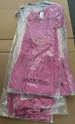 10x BNWT Jo By Joanna Hope One Shoulder Long Dress In Pink Size 20 Total RRP £1,300
