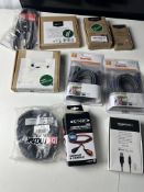 10x Mixed Cables Etc